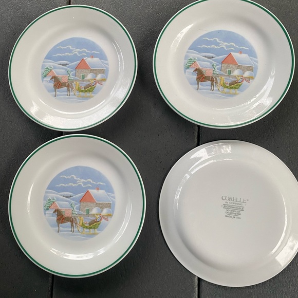 4 Corelle 7.25” Country Memories Plates - Picture 6 of 10